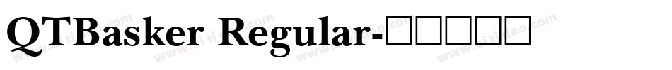 QTBasker Regular字体转换